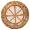 Bali & Pari Tiramisu Modern Bohemian Natural Brown Rattan Coffee Table 239-13588-ZORO - alternate 2